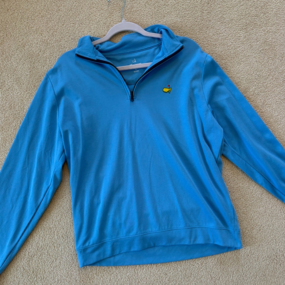 Masters Tech Blue Quarter-Zip Pullover